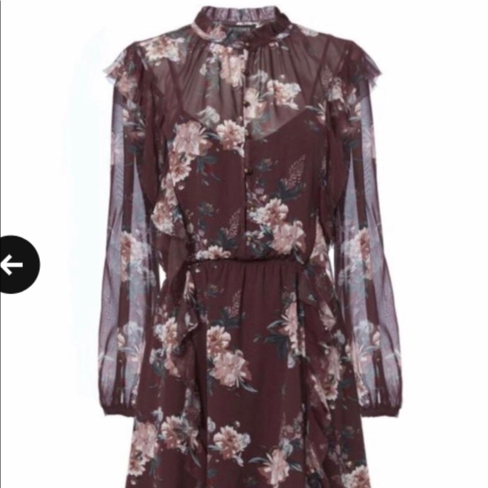 Intermix floral long sleeve dress